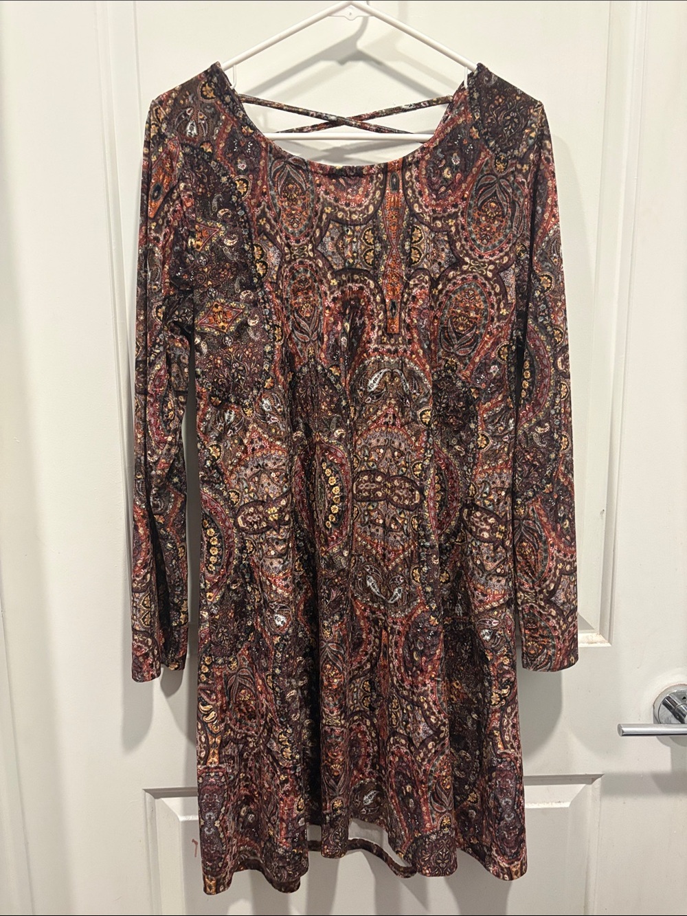 EARTHBOUND Velvet Swing Dress